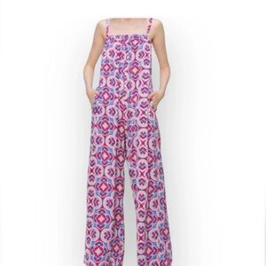 Melloday Colorful Patterned Jumpsuit